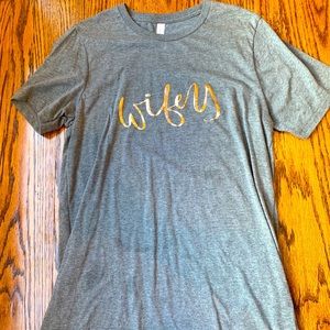 Bella Canvas Wifey T shirt 💍